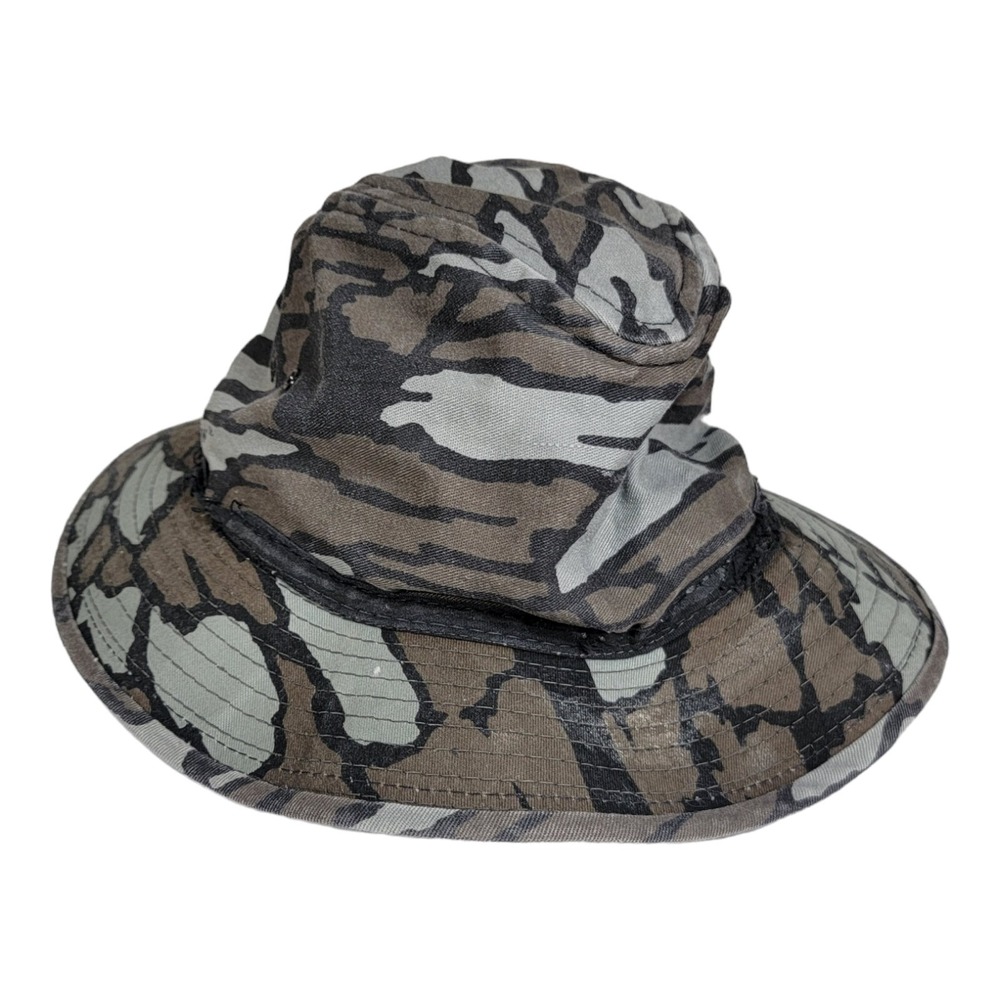 Vintage Trebark Camo Boonie Bucket Hat Size‎ medium